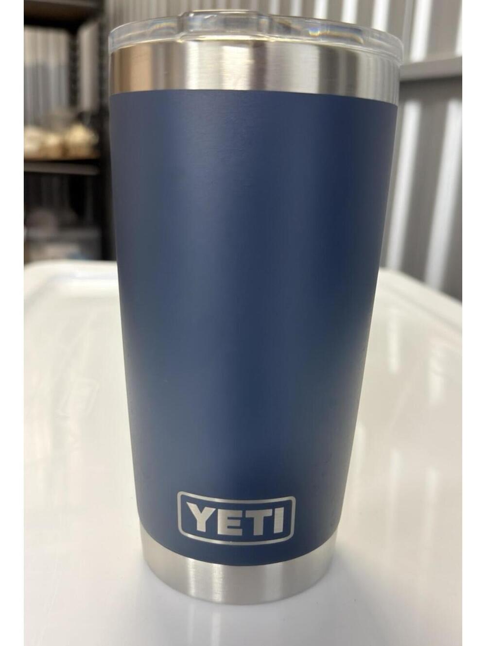 YETI Rambler 18oz Blue Stainless Steel Vacuum Insulated Tumbler w/MagSlider Lid